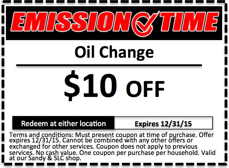 Oil Change Coupon near me